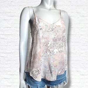 Floral Print Spaghetti Strap Top